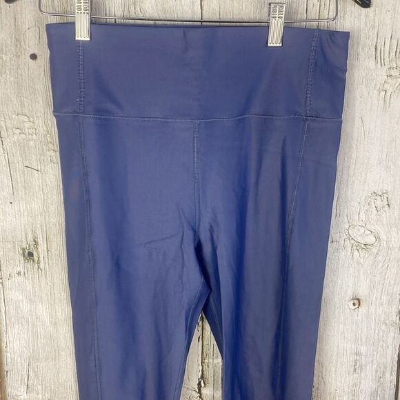 Sweaty Betty 7/8 High Rise Lavender Shine Power Leggings Size M 339 - Picture 2 of 7